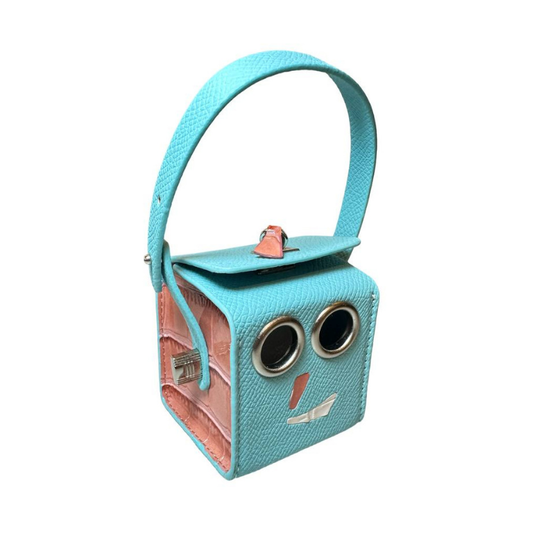 Mini Croc-Embossed Handbag Charms – Stylish and Functional Accessories